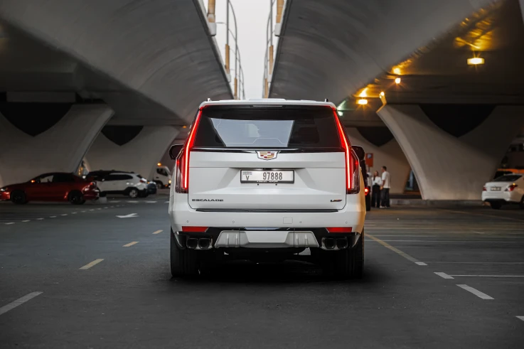 Cadillac Escalade V Series 2023 WHITE RENTAL IN DUBAI - undefined
